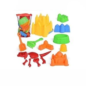 Kids Beach Sand Toy Set, Sandbox Toys 17 Pcs Summer Toys